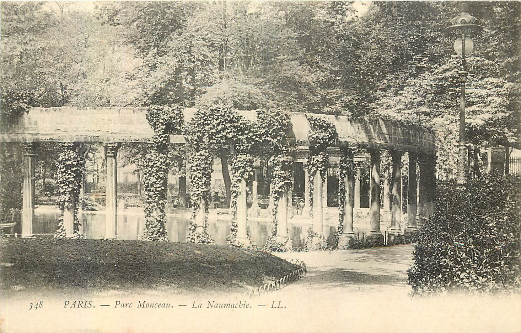 CPA Paris Parc Monceau la Naumachie 