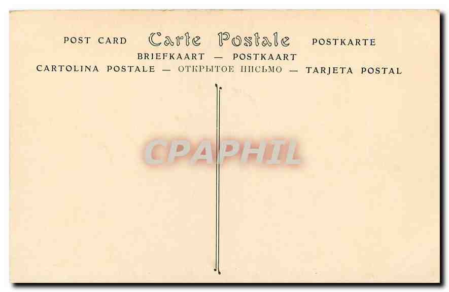 CPA Paris la Crypte de la Sainte Chapelle  — Verso