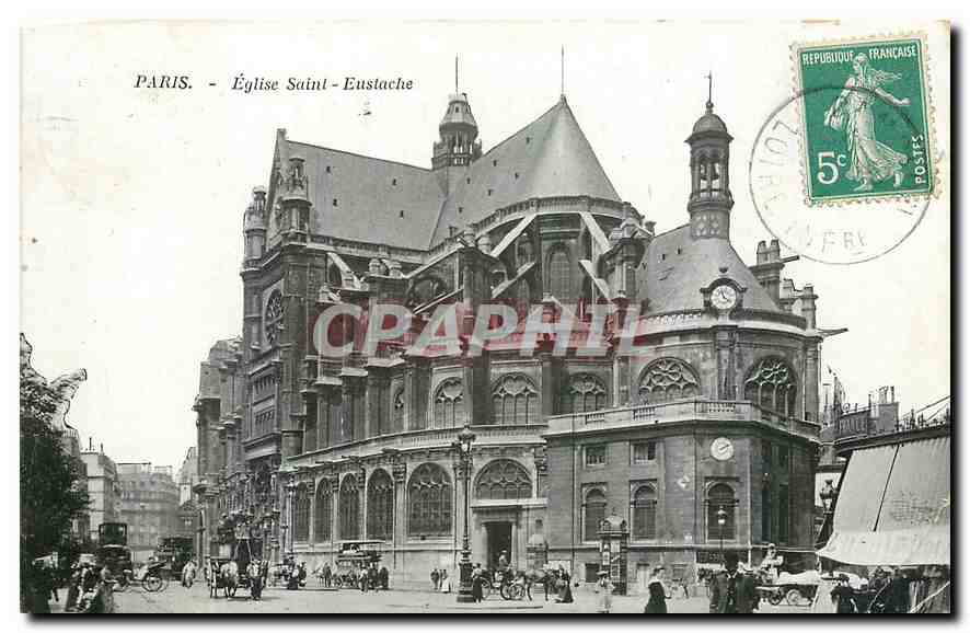 CPA Paris Eglise Saint Eustache 