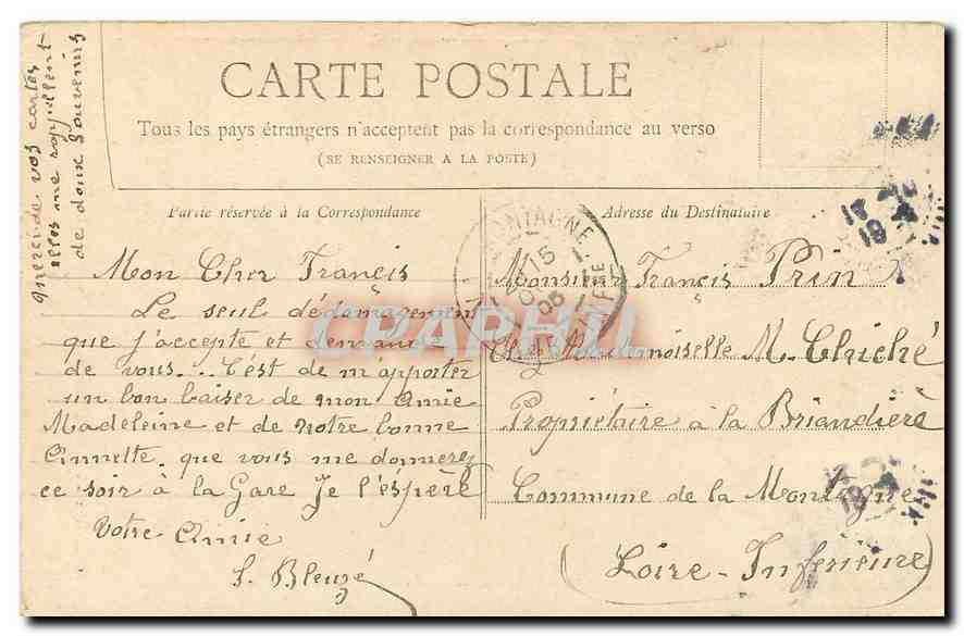 CPA Collection petit Journal Paris Place de la Republique  — Verso
