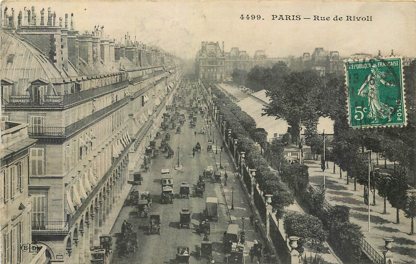 CPA Paris Rue de Rivoli 
