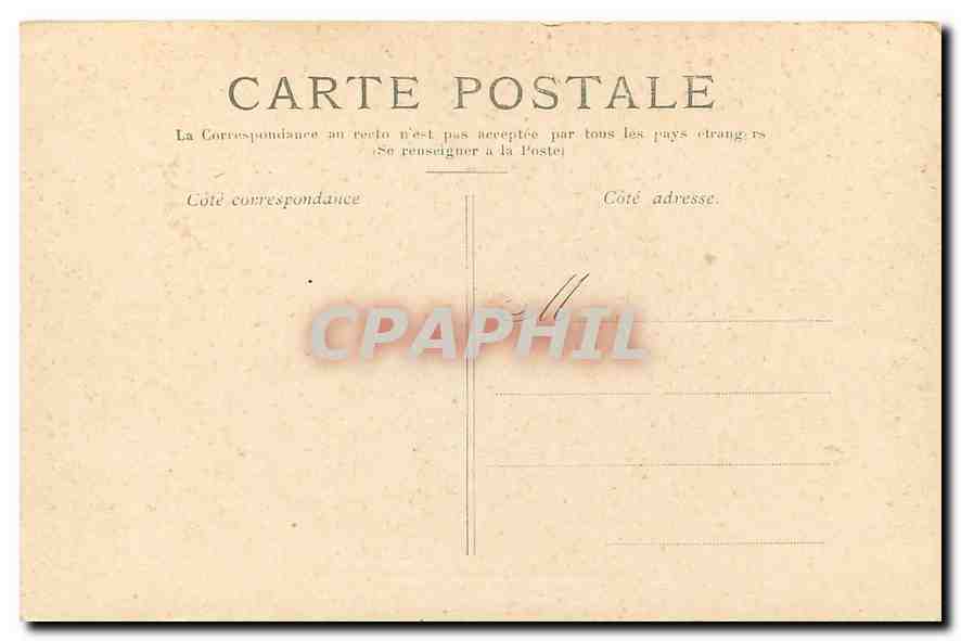 CPA Paris la Conciergerie avec la tour de l'Horloge les Cuisines de Saint Louis la tour de Cesar et  — Verso