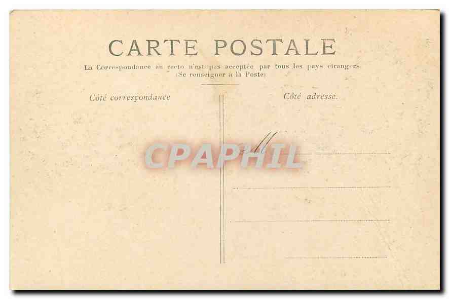 CPA Paris Fontaine de l'Observatoire Monument Celebre de Carpeaux sur l'emplacement d'un ancien couv — Rückseite