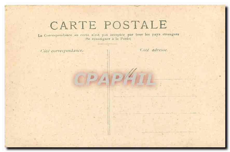 CPA Paris l'emplacement des Tuileries les Tuileries Incendiees en 1871  — Rückseite