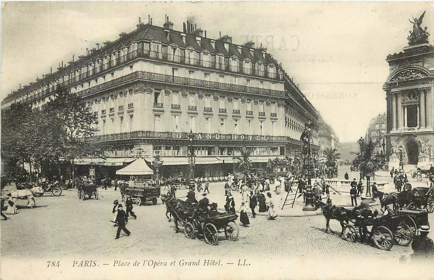 CPA Paris Place de l'Opera et Grand Hotel 