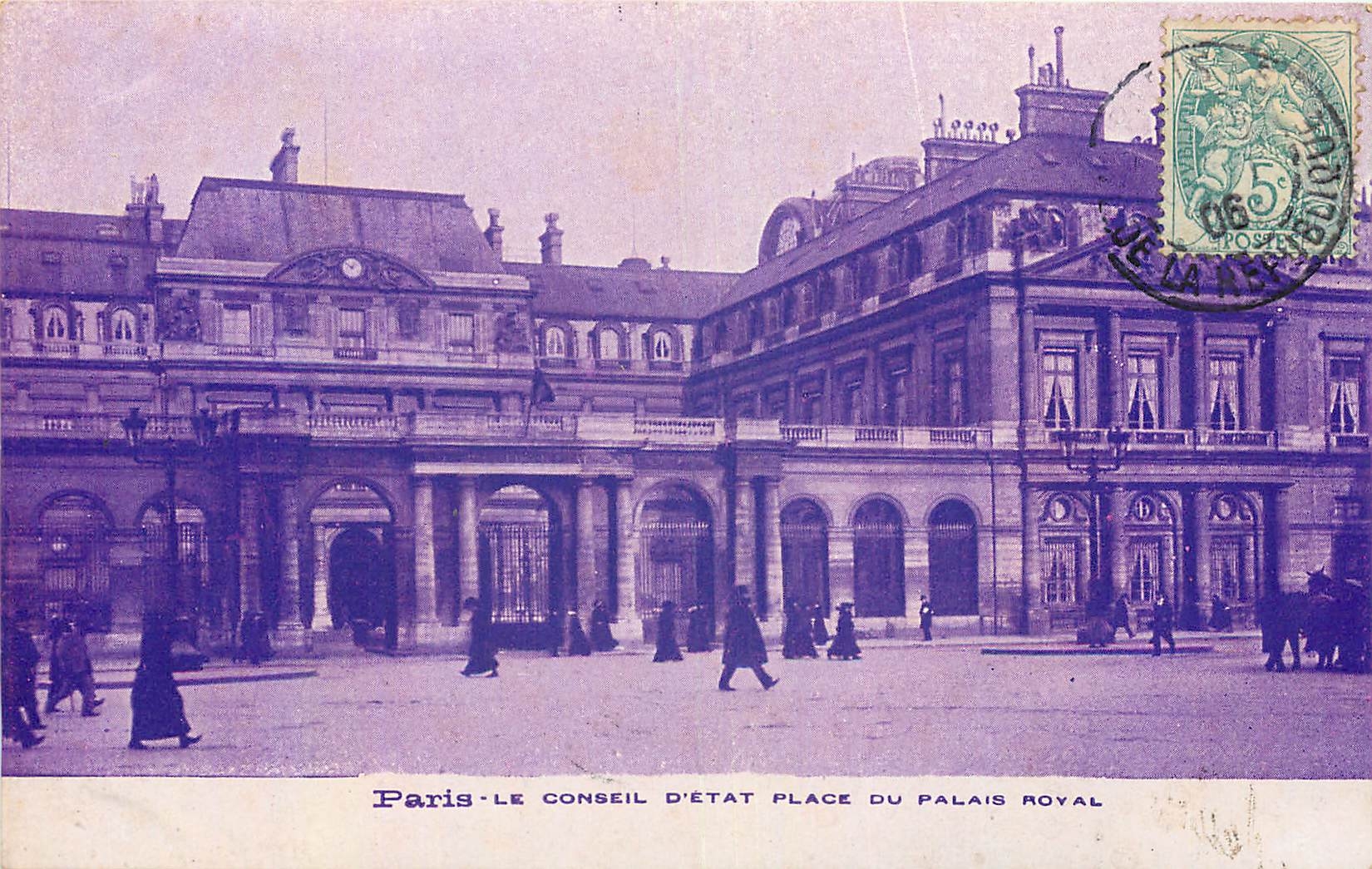 CPA Paris le Conseil d'Etat Place du palais Royal 