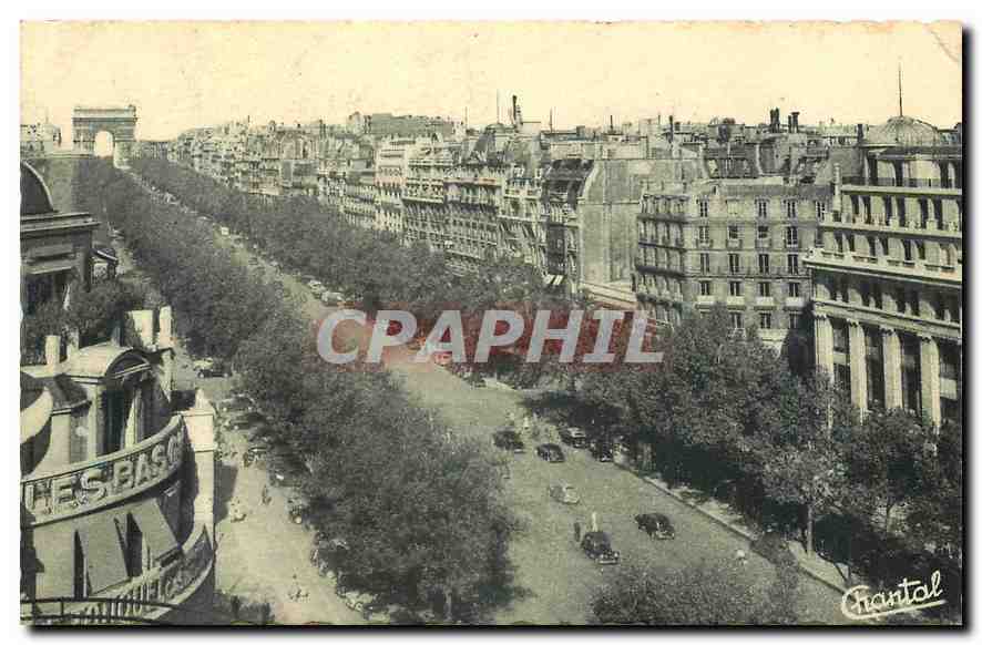 CPA Paris Avenue des Champs Elysees 