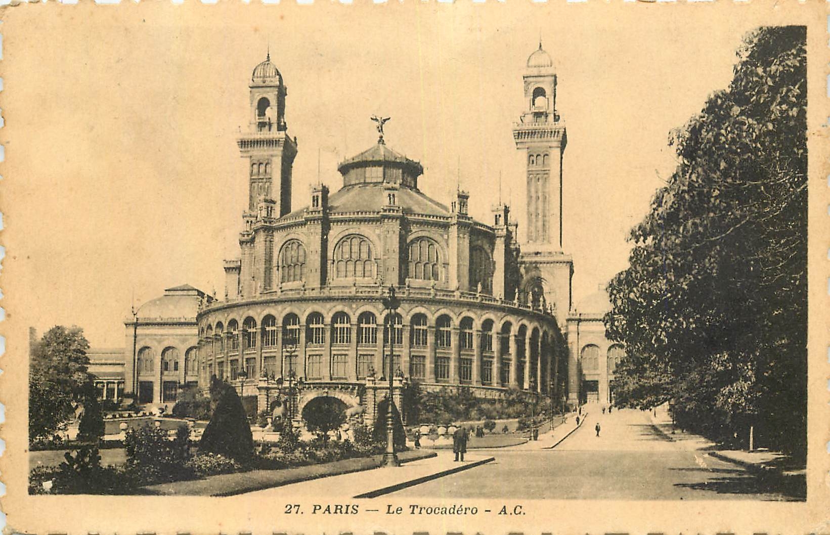 CPA Paris le Trocadero 