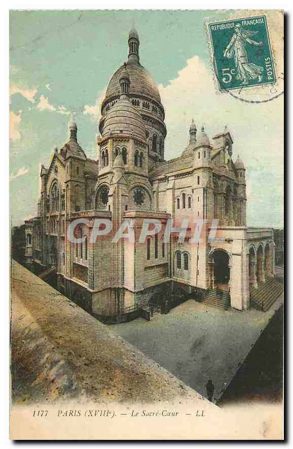 CPA Paris XVIII le Sacre Coeur 