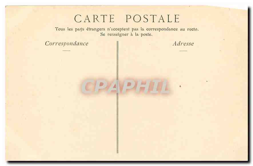 CPA Paris Hotel des Invalides le Tombeau de Napoleon Ier  — Rückseite