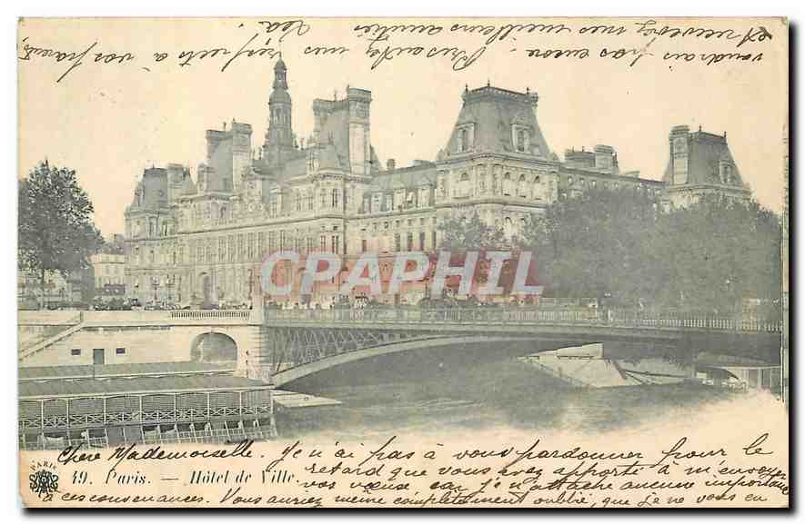 CPA Paris Hotel de Ville 