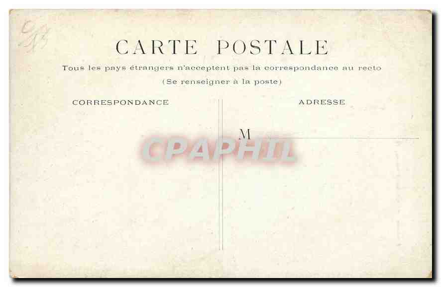CPA Paris la Gare de Lyon  — Rückseite