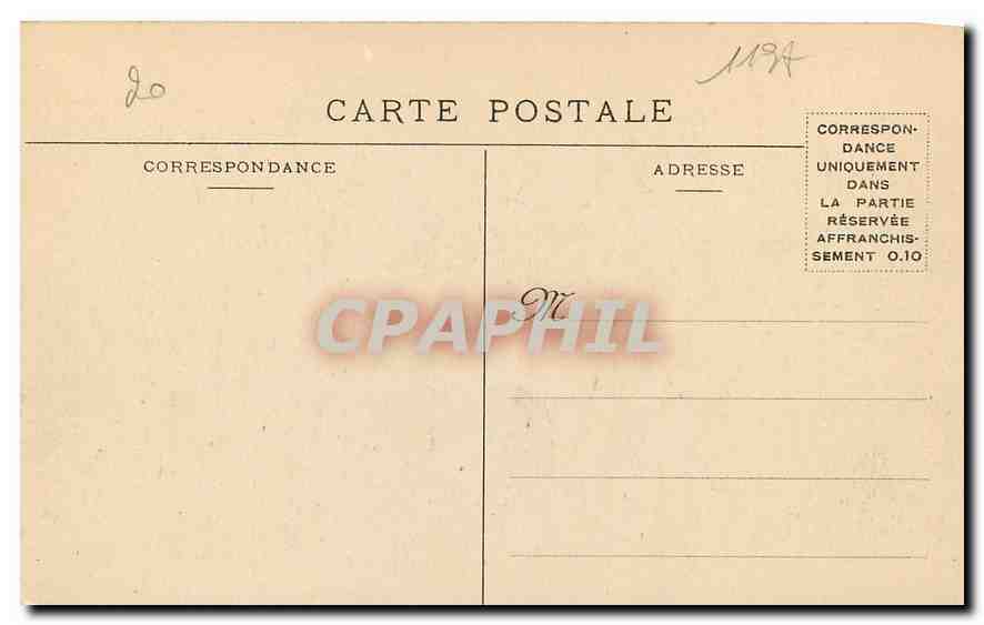 CPA Paris Hotel des Monnaies Cour d'Honneur entree du Monnayage  — Rückseite