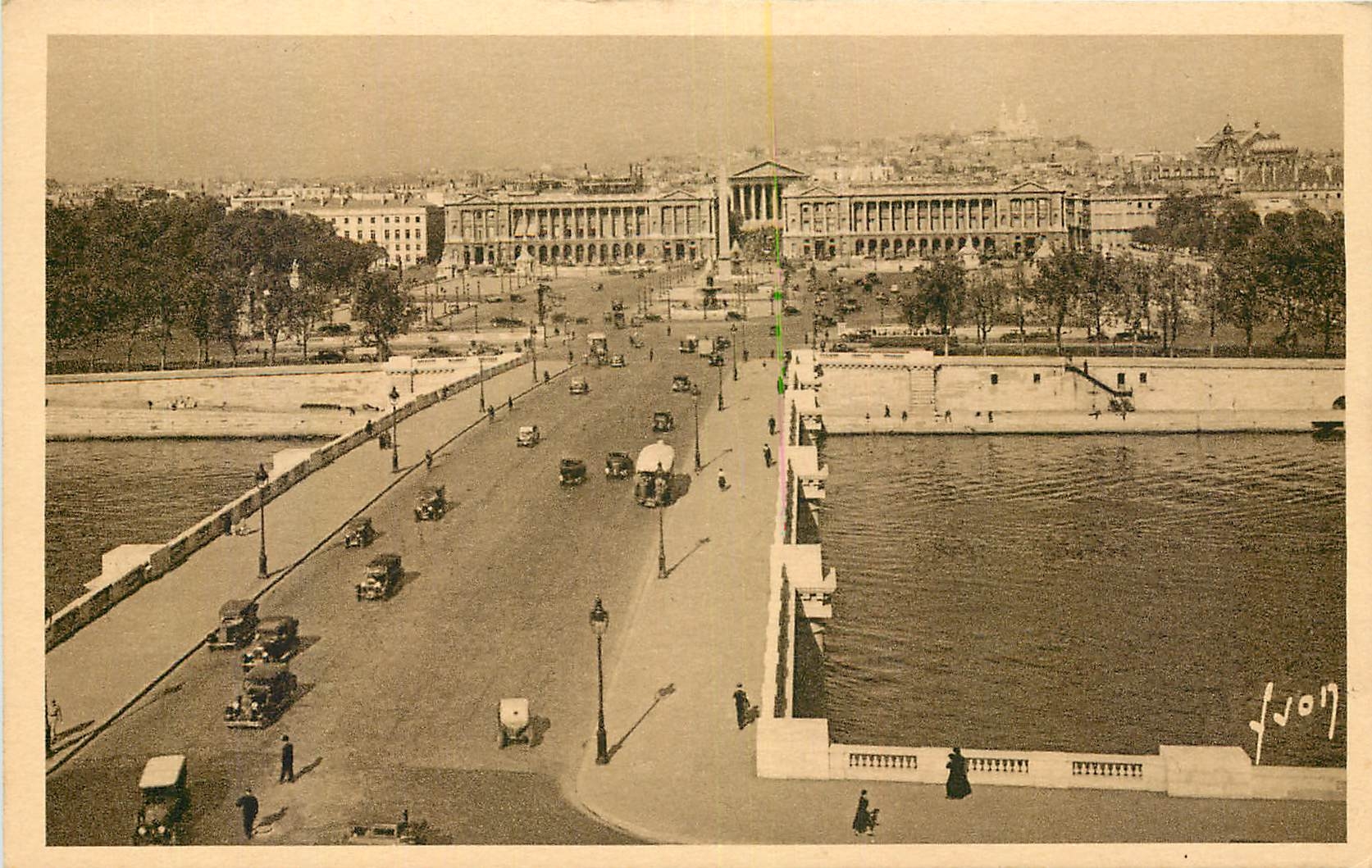 CPA Paris en Flanant vue generale de la Place de la Concorde 