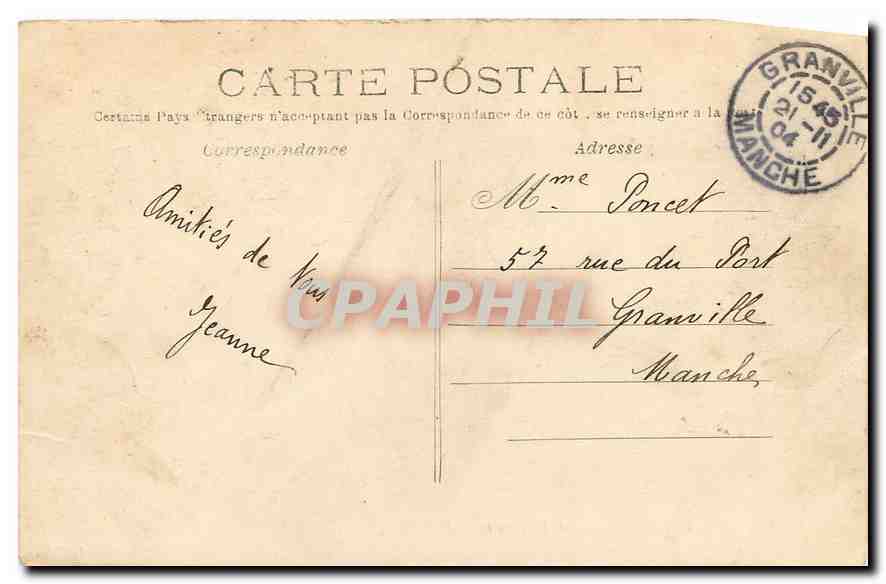 CPA Paris Buttes Chaumont la Grotte  — Rückseite
