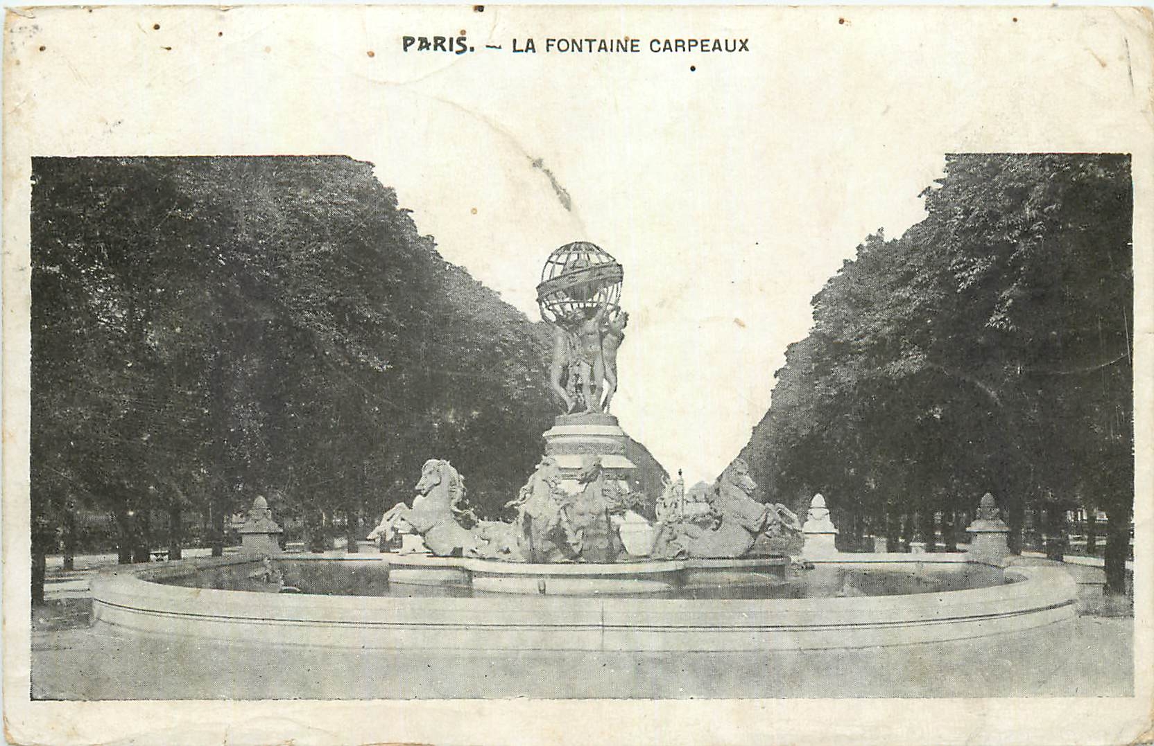 CPA Paris la Fontaine Carpeaux 