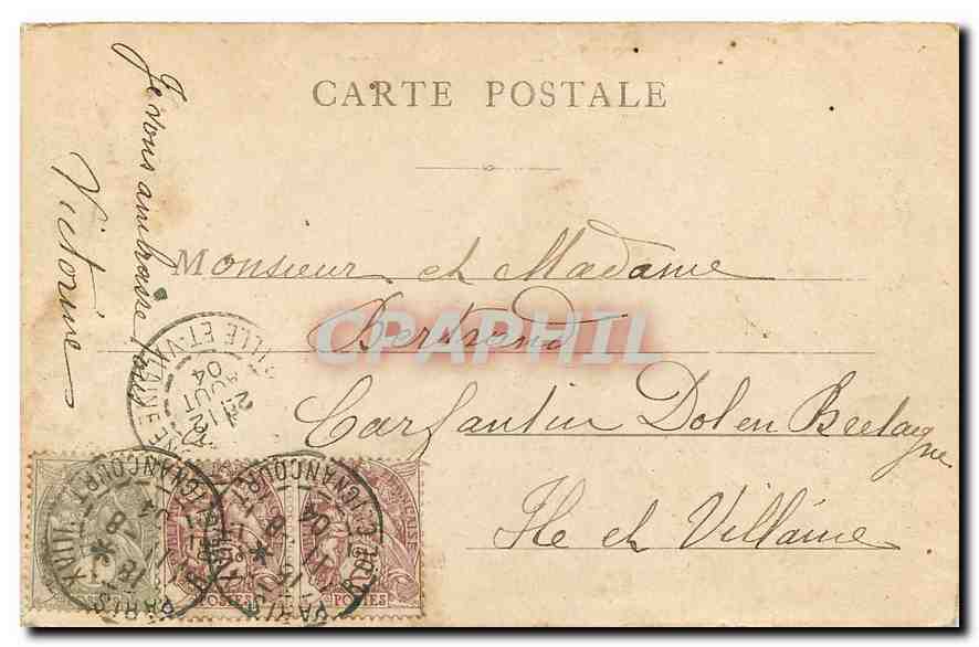 CPA Paris la Fontaine Carpeaux  — Rückseite