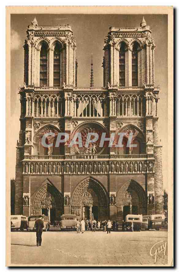 CPA Paris et ses Merveilles Cathedrale Notre Dame 1163 1260 