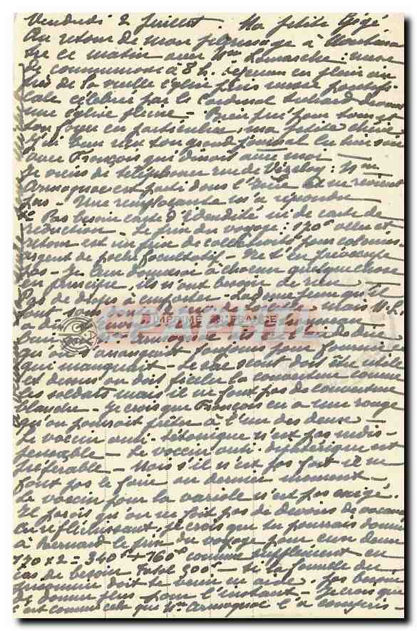 Paris — Basilique du Sacré-Cœur — Le chœur et la mosaïque — éditeur AN Paris, n° 520 — Rückseite