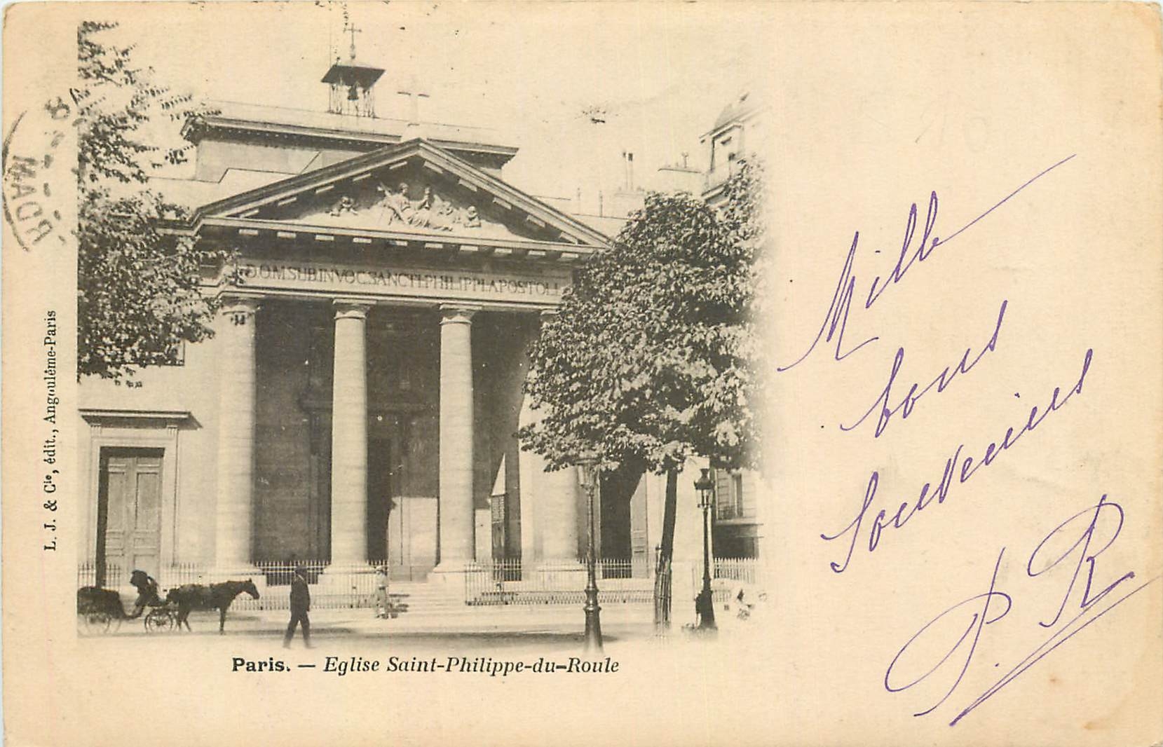 CPA Paris Eglise Saint Philippe du Roule 