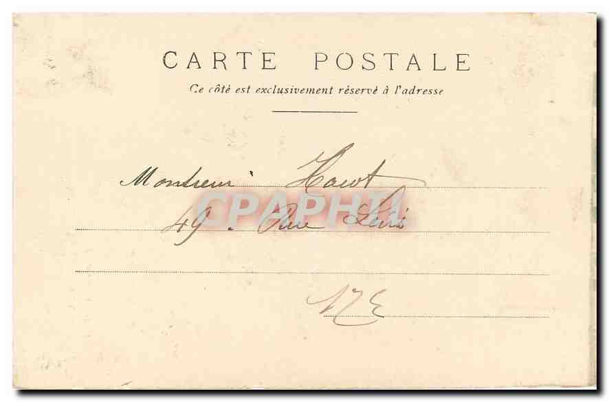 CPA Paris Colonne des Victoires Place du Chatelet  — Rückseite