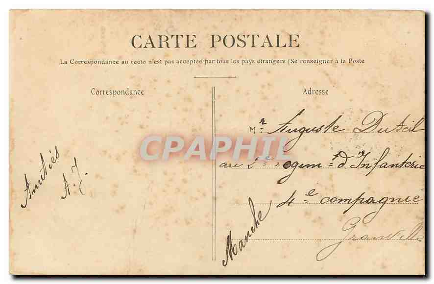 CPA Paris Institut Pasteur  — Rückseite