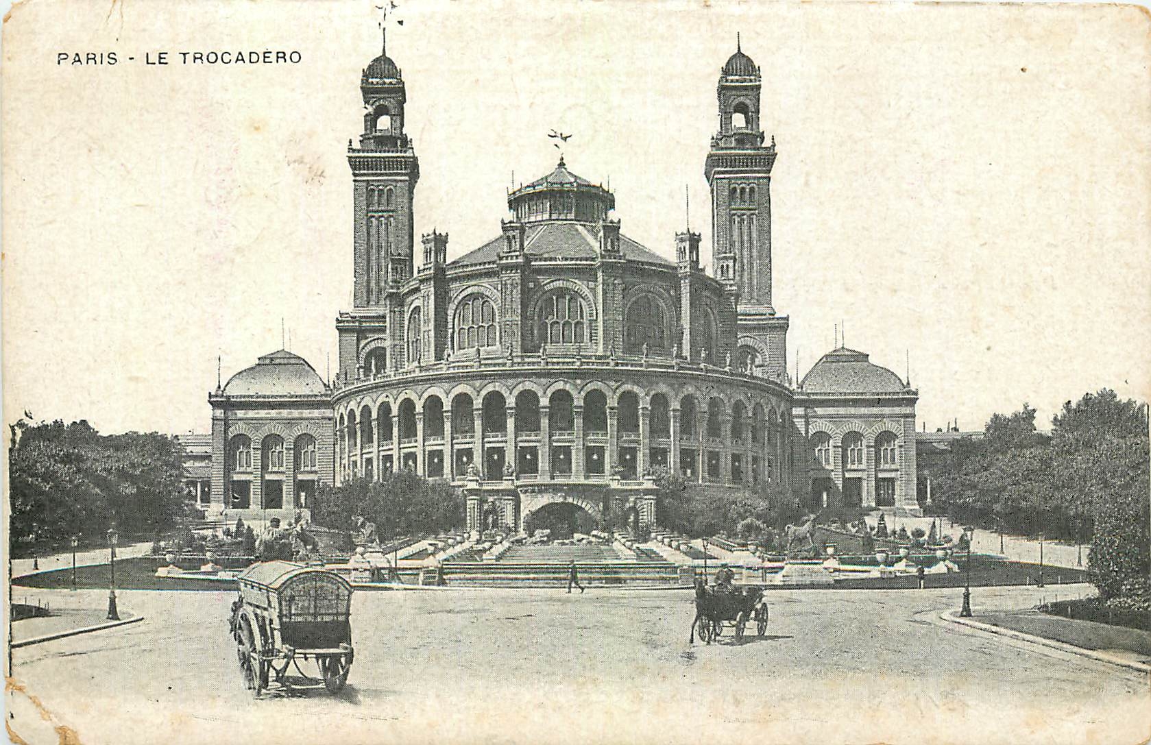 CPA Paris le Trocadero 