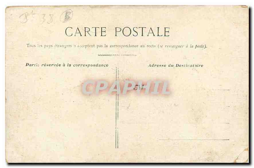 CPA Paris le Trocadero  — Rückseite