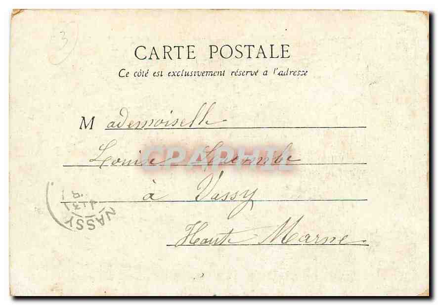 CPA Paris le Pantheon  — Rückseite