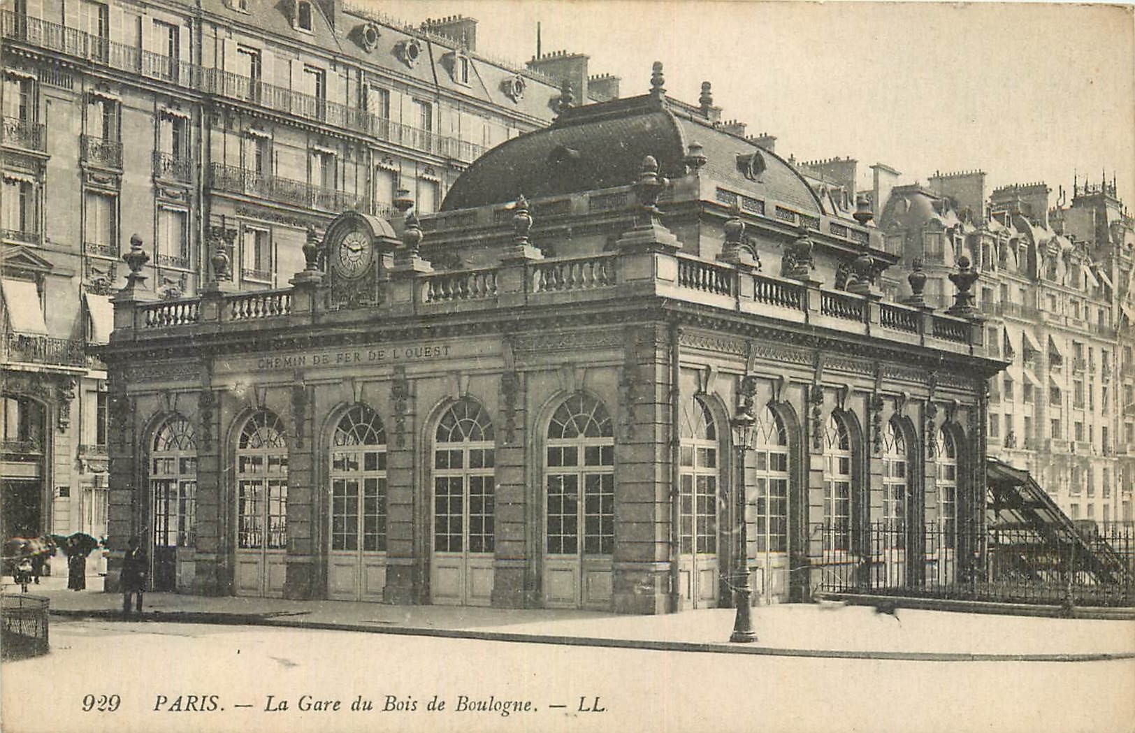 CPA Paris la Gare du Bois de Boulogne 