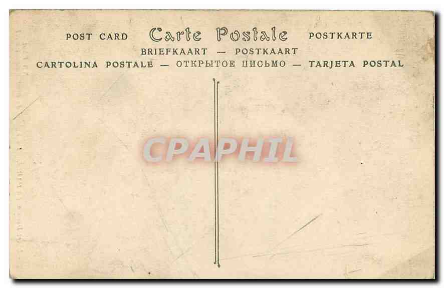 CPA L'Art Decoratif a Paris un Pylone du Pont Alexandre III Lion — Verso