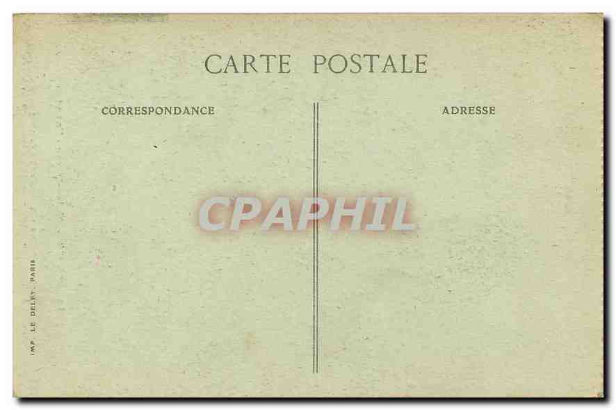 CPA Paris Notre Dame Facade  — Verso