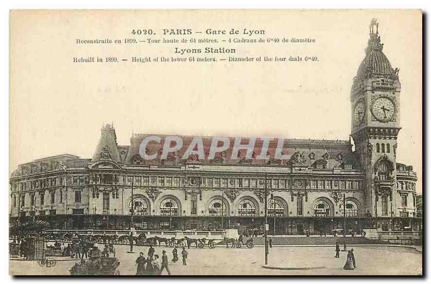CPA Paris Gare de Lyon 