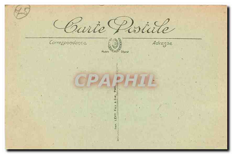 CPA Paris le Grand Palais  — Rückseite