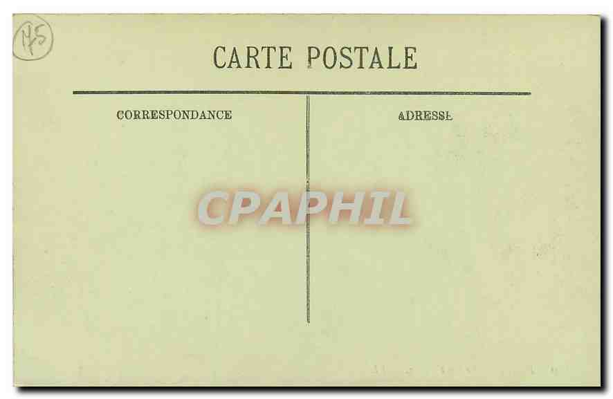 CPA Paris le Petit Palais  — Rückseite