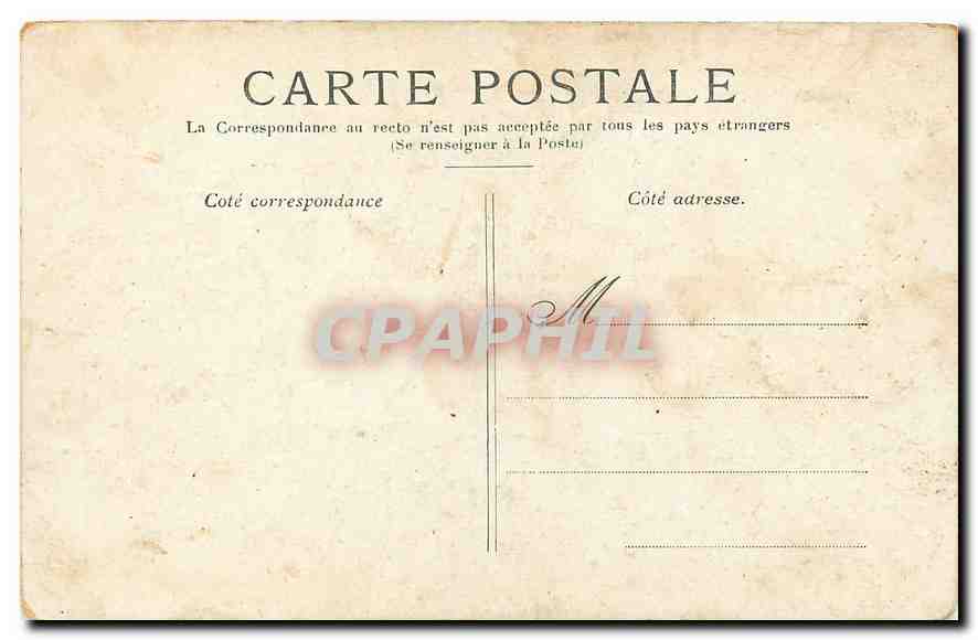 CPA Paris le Grand Palais Champs Elysees  — Rückseite