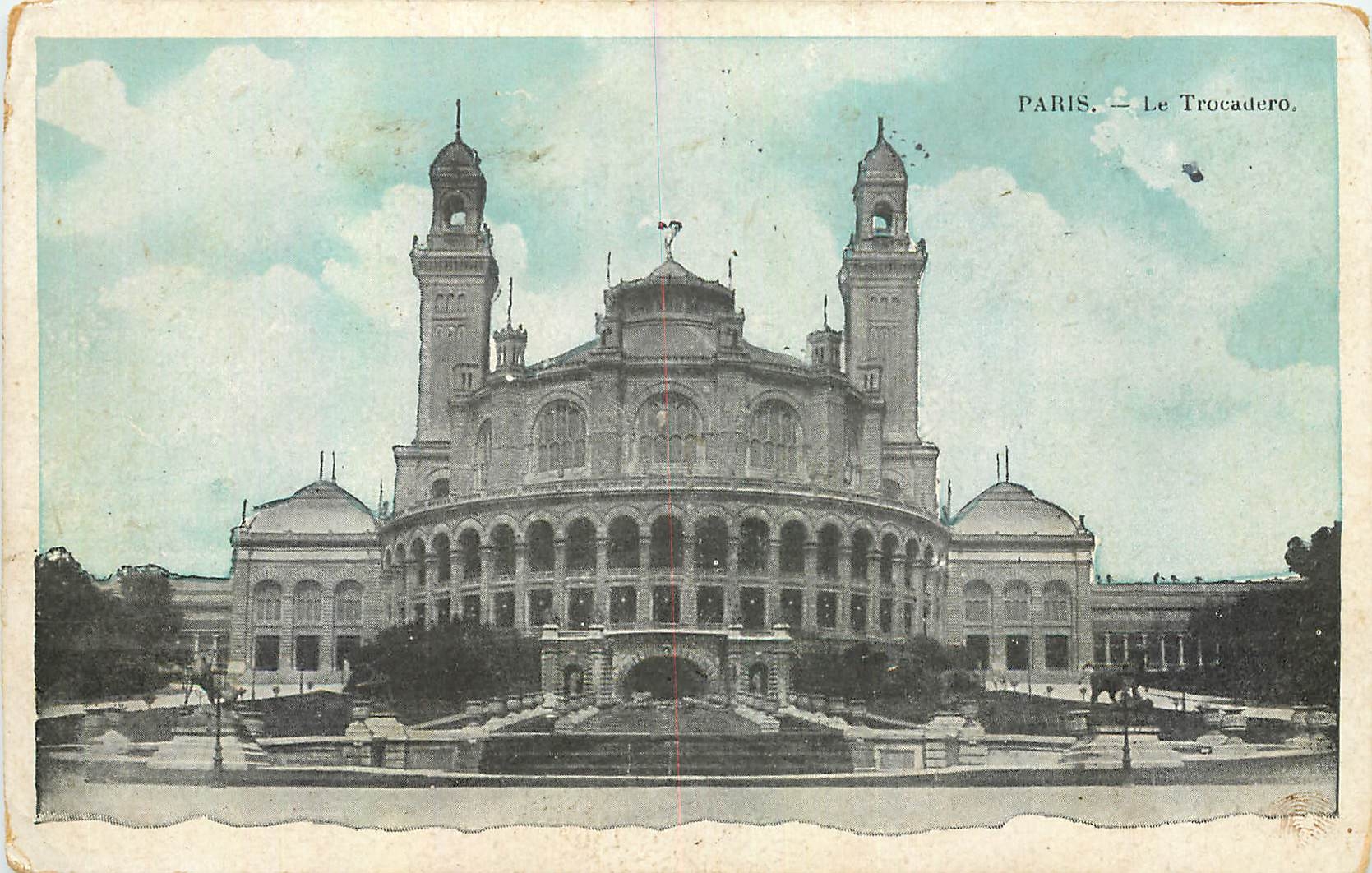 CPA Paris le Trocadero 