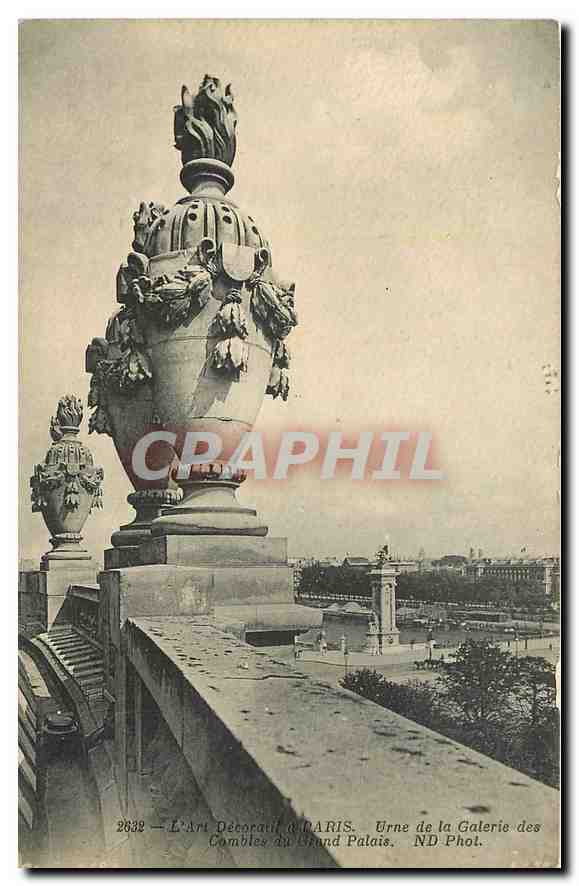 CPA L'Art Decoratif a Paris Urne de la Galerie des Combles du Grand Palais 