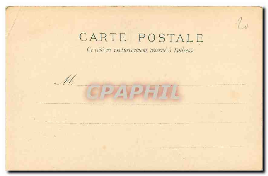 CPA Paris le Triomphe de la Republique Inaugure le 19 novembre 1899 Lion — Rückseite