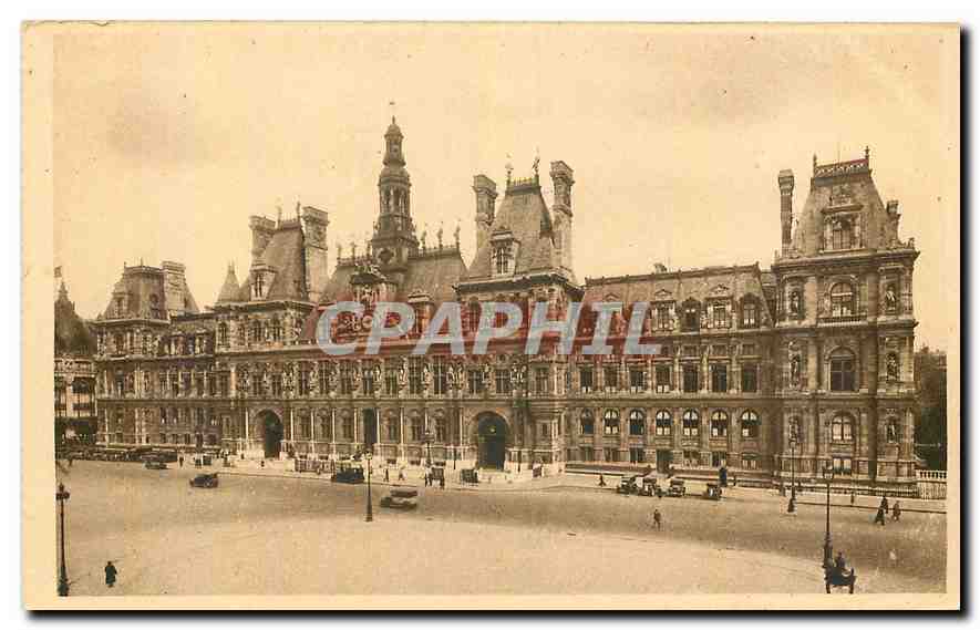CPA Paris l'Hotel de Ville 
