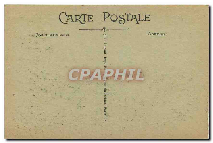 CPA Paris l'Arc de triomphe  — Rückseite