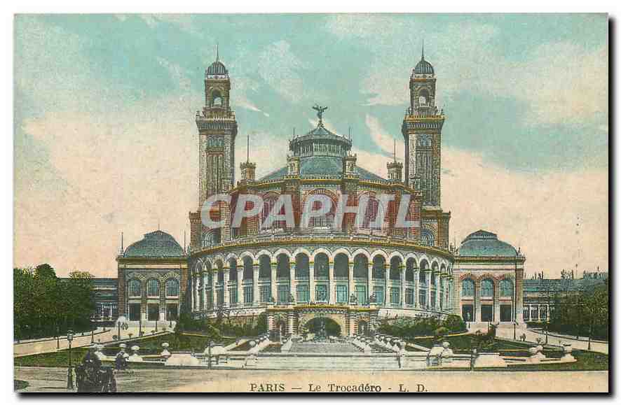 CPA Paris le trocadero 
