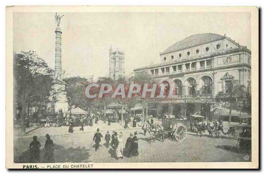 CPA Paris Place du Chatelet 