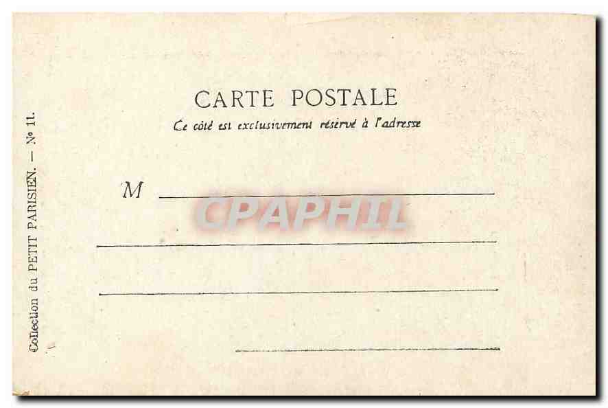 CPA Paris la Porte Saint Martin  — Verso