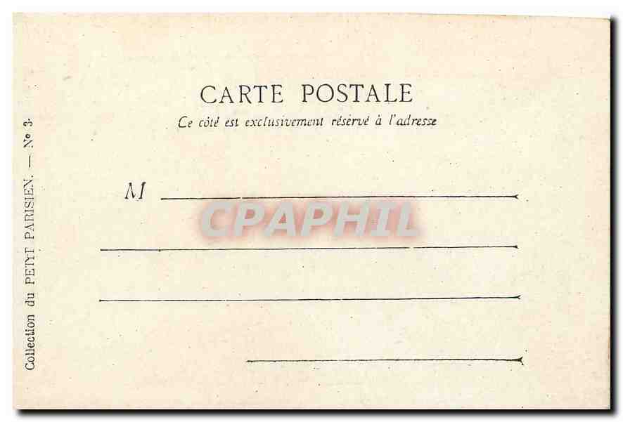 CPA Paris Le Monument d'Etienne dolet  — Rückseite