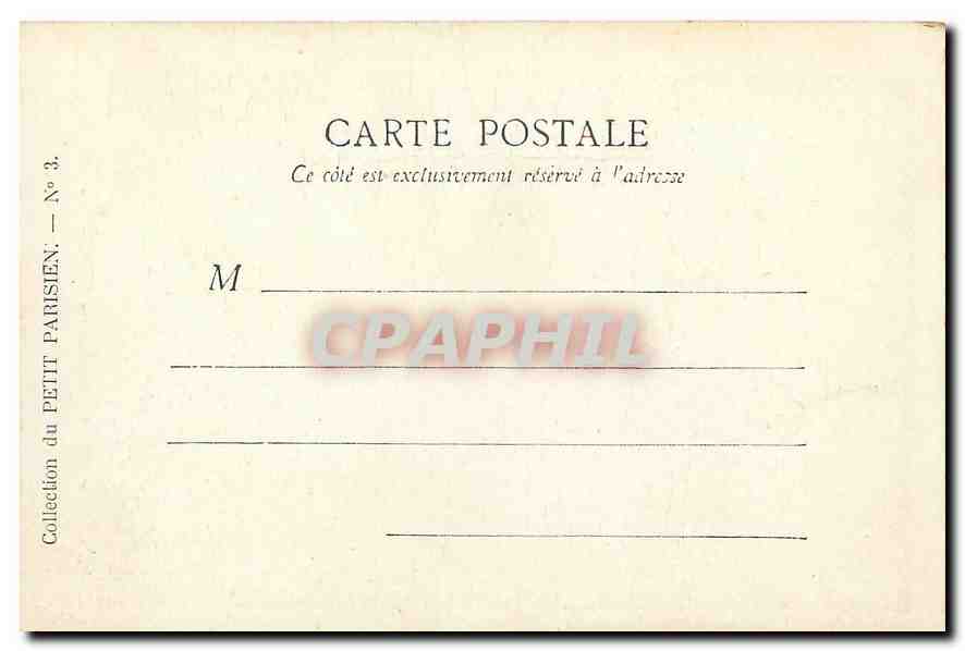 CPA Paris le monument d'Etienne Dolet  — Verso