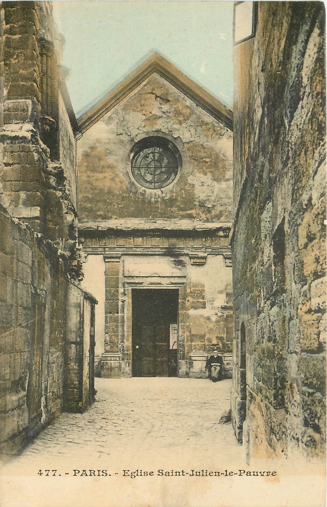CPA Paris Eglise Saint julien Pauvre 