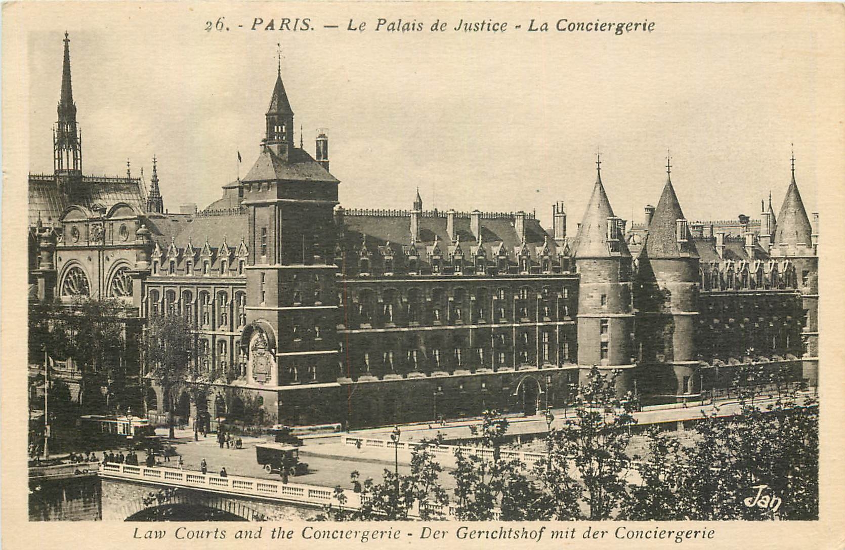 CPA Paris le Palais de Justice la Conciergerie 