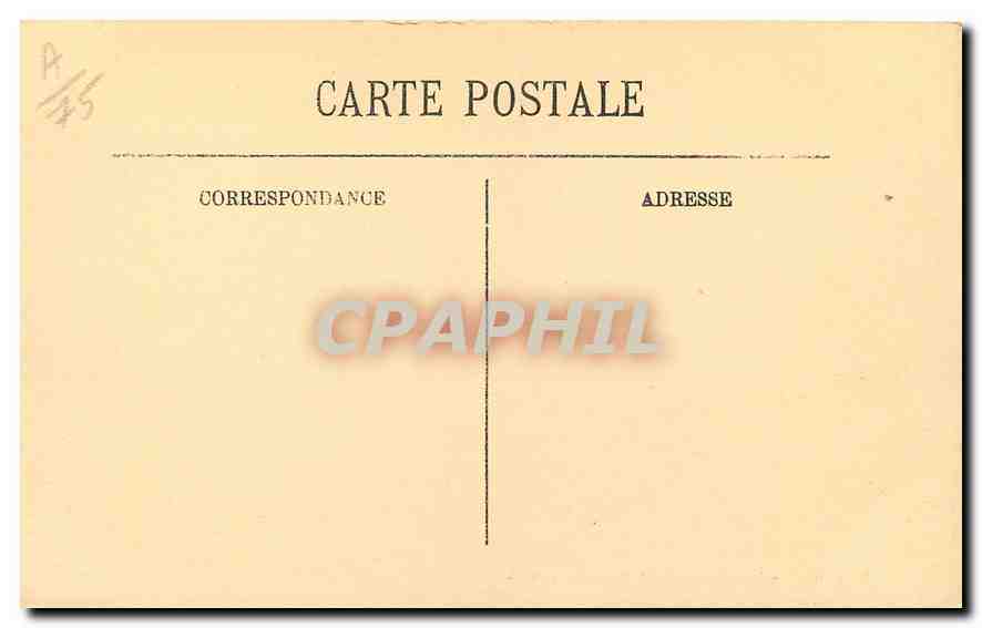 CPA Paris le lac du bois de boulogne  — Rückseite
