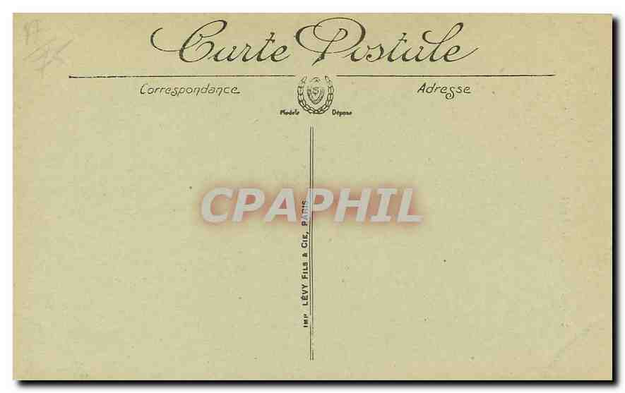CPA Paris le Dome des Invalides  — Rückseite
